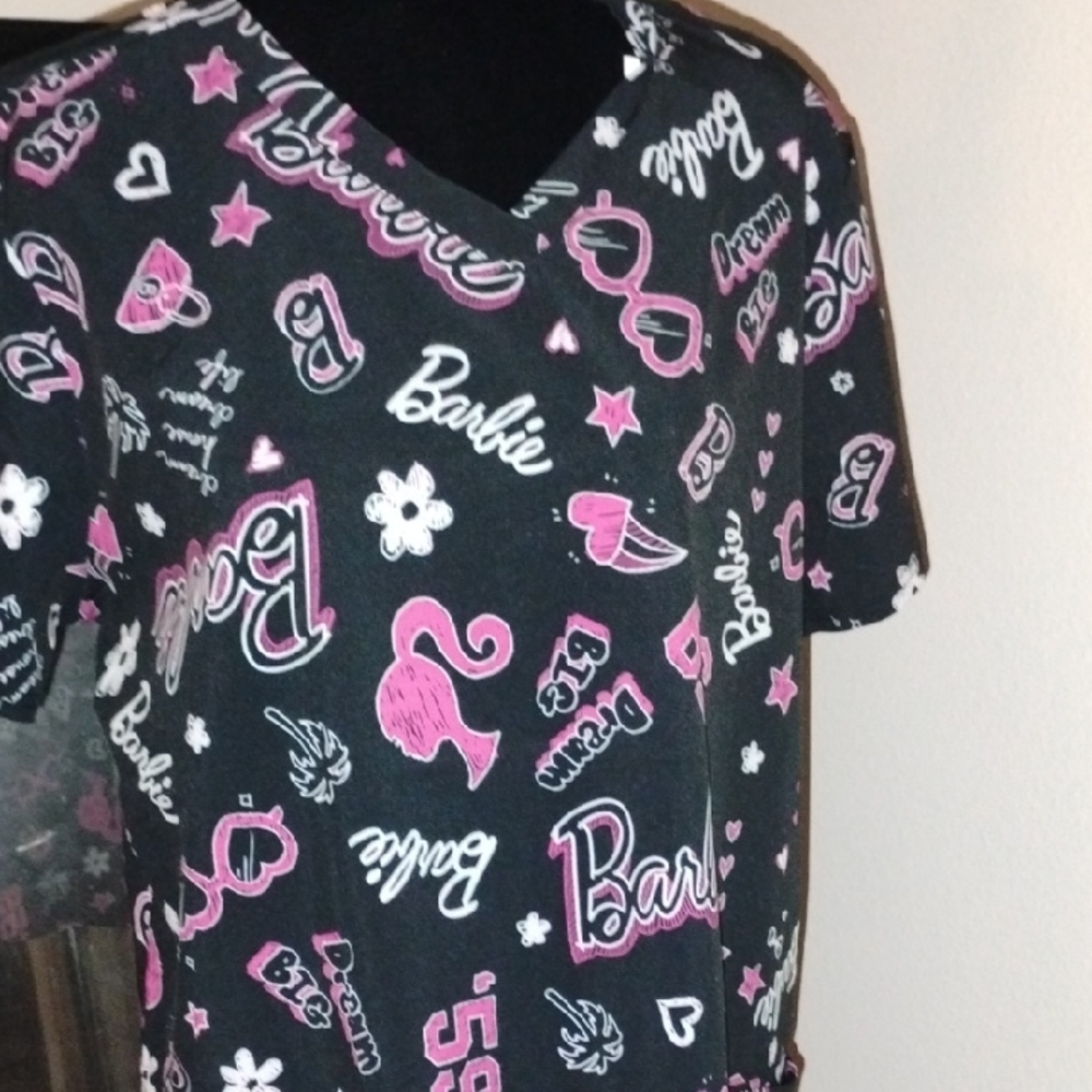 Barbie Women's Scrub Top, Size XL